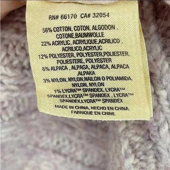 Anthro Angel of the North Light Grey Chunky Knit Dolman Sleeve Cardigan - Picture 6 of 10